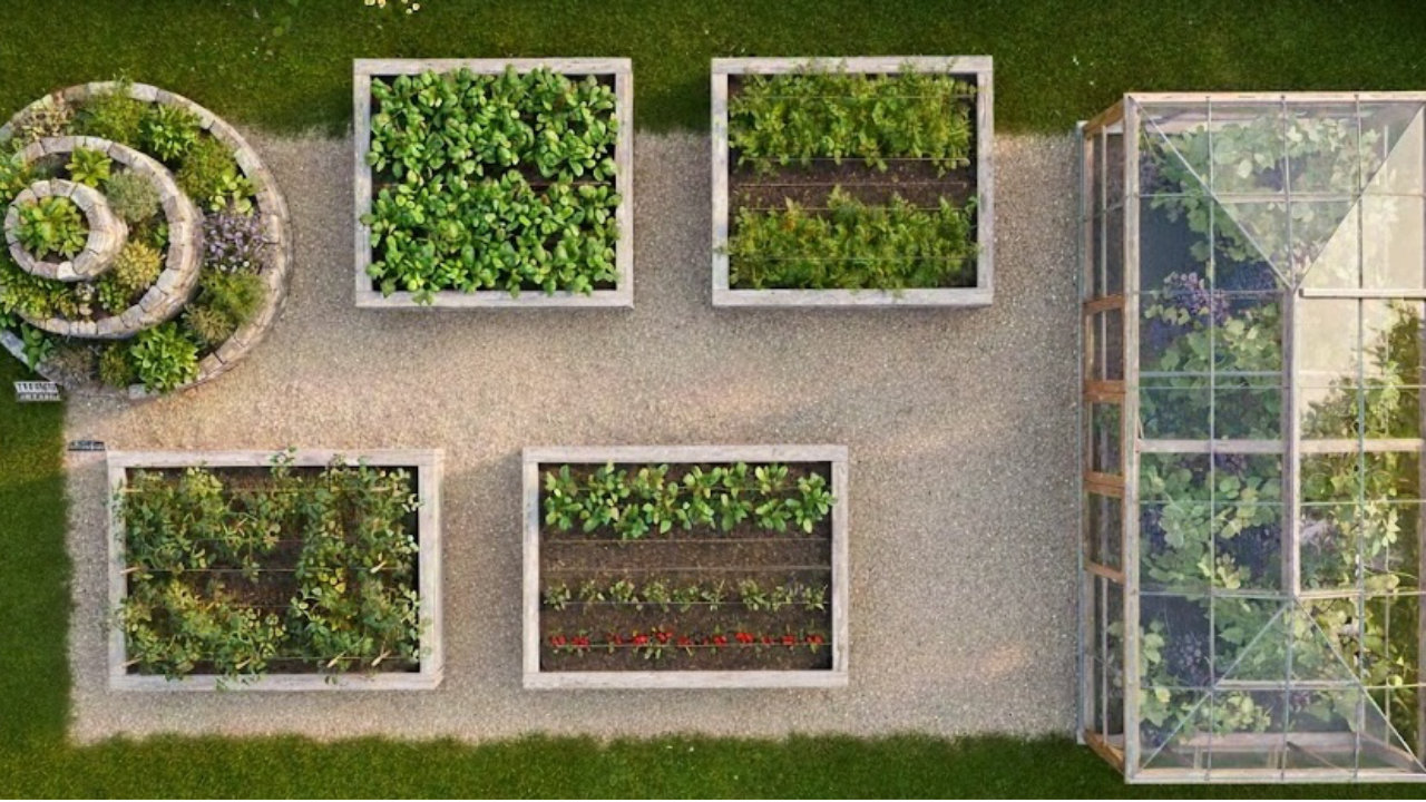 Uitwerking van een moestuinplan in de praktijk