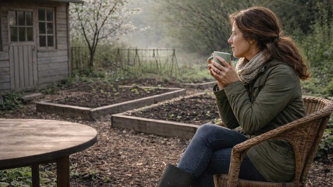 Voorjaar in de moestuin