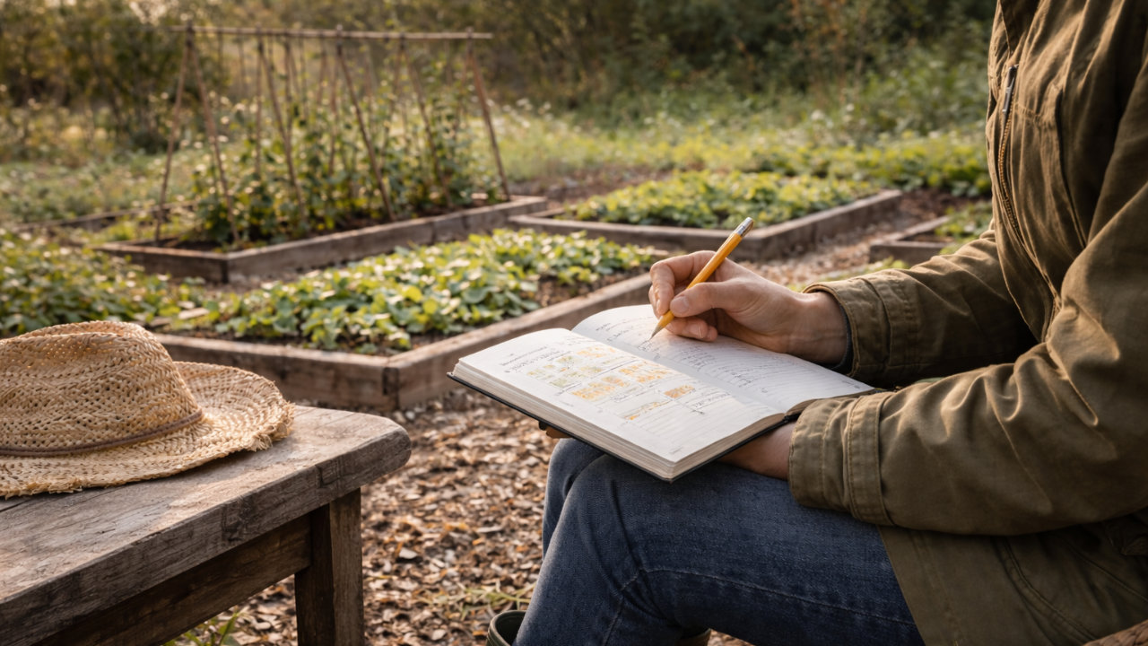 Eerste zaaisels in het voorjaar