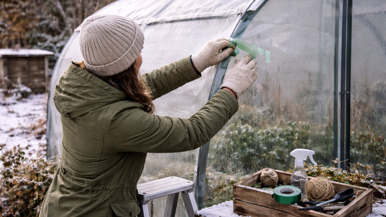 Oogsten in de wintermoestuin