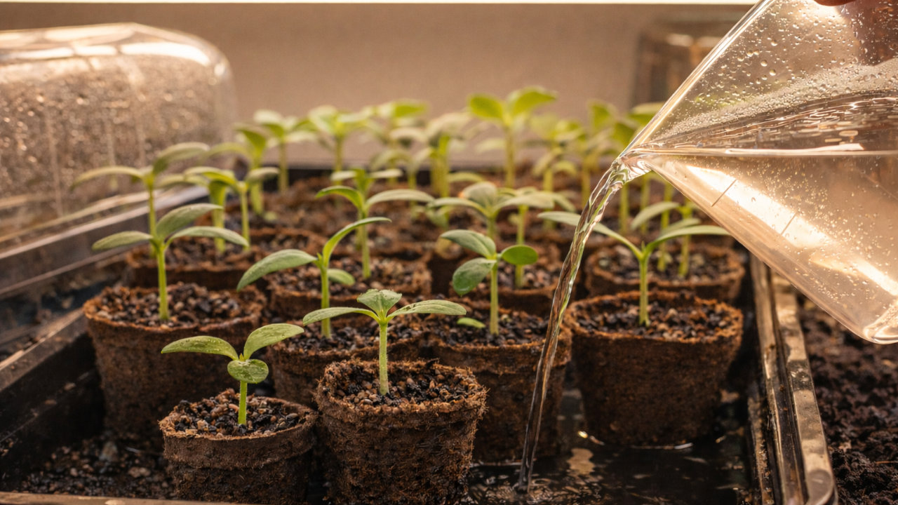 Zaailingen klaar voor uitplanten