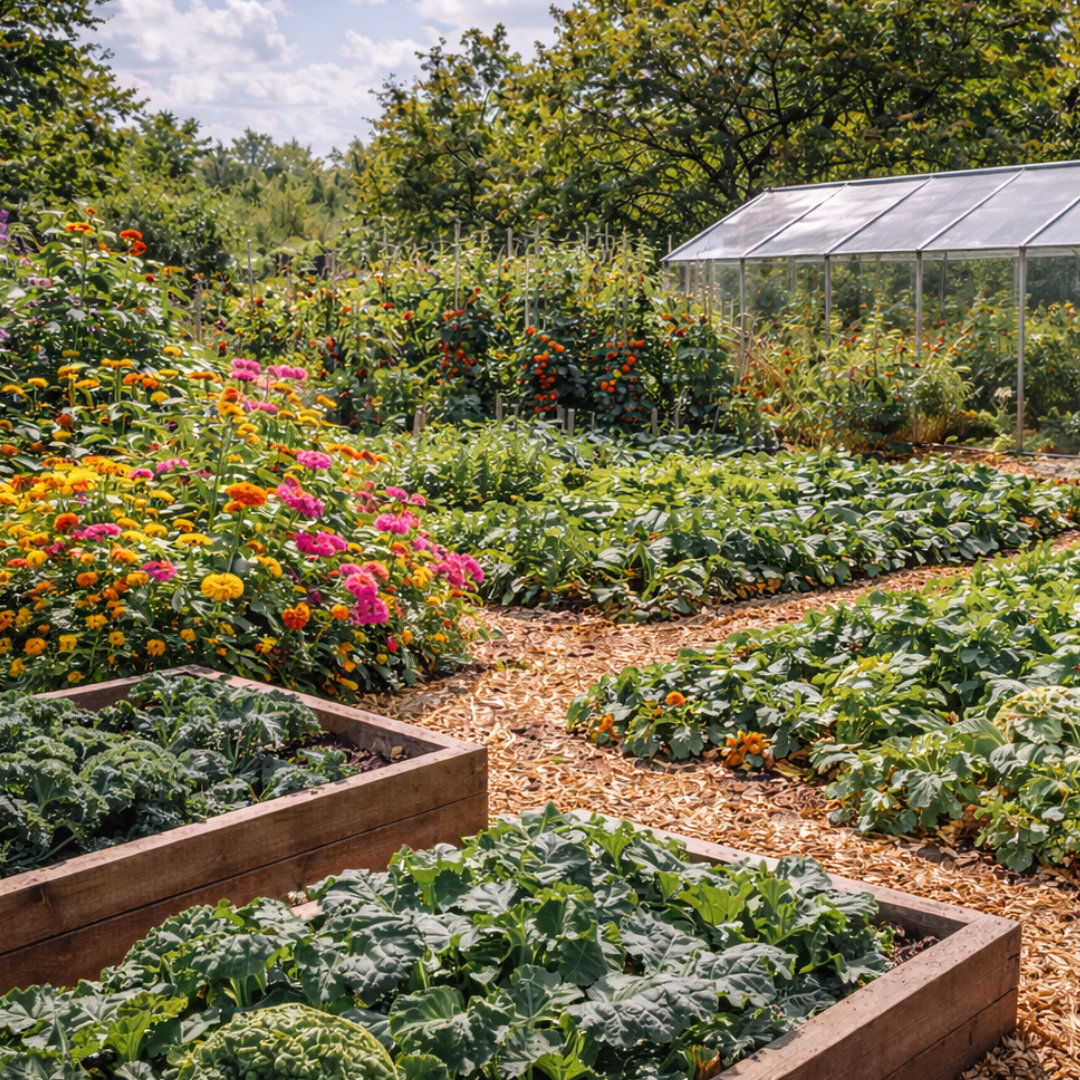 Zomer in de moestuin